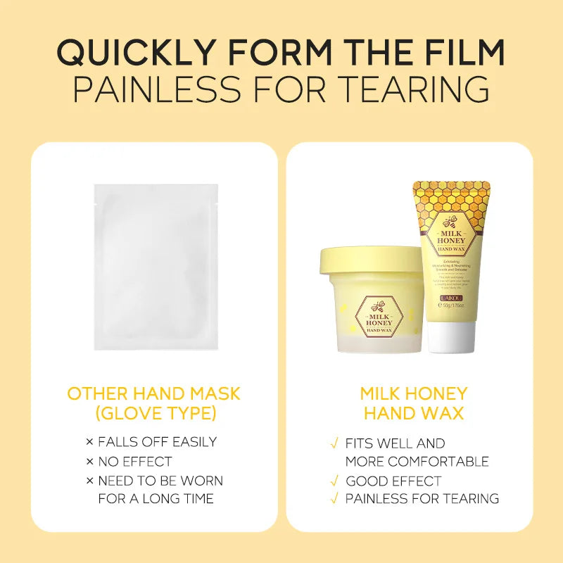 Honey & Milk Exfoliating Hand Mask โ Moisturising & Smoothing Care (50 g / 120 g)