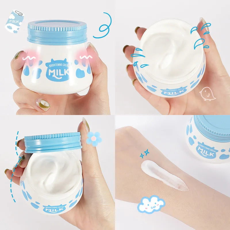 LAIKOU Milk Brightening Cream – Moisturising & Tone-Perfecting Face Cream (55 g)