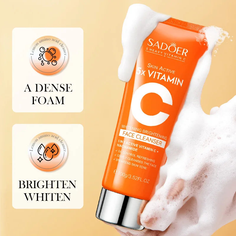 SADOER Vitamin C Facial Cleanser – 100 ml