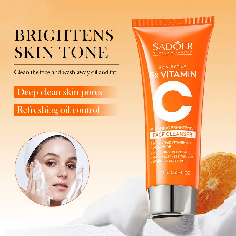 SADOER Vitamin C Facial Cleanser – 100 ml