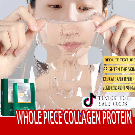 Seaweed Collagen Crystal Face Mask – Deep Hydration & Radiant Glow (5 pcs)