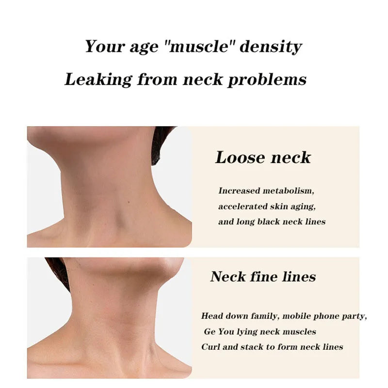 Gold Firming Neck Mask – Anti-Wrinkle & Hydrating Care (10 pcs)